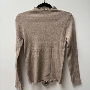 Easy Clothes Beige Thin Dina Sweater
